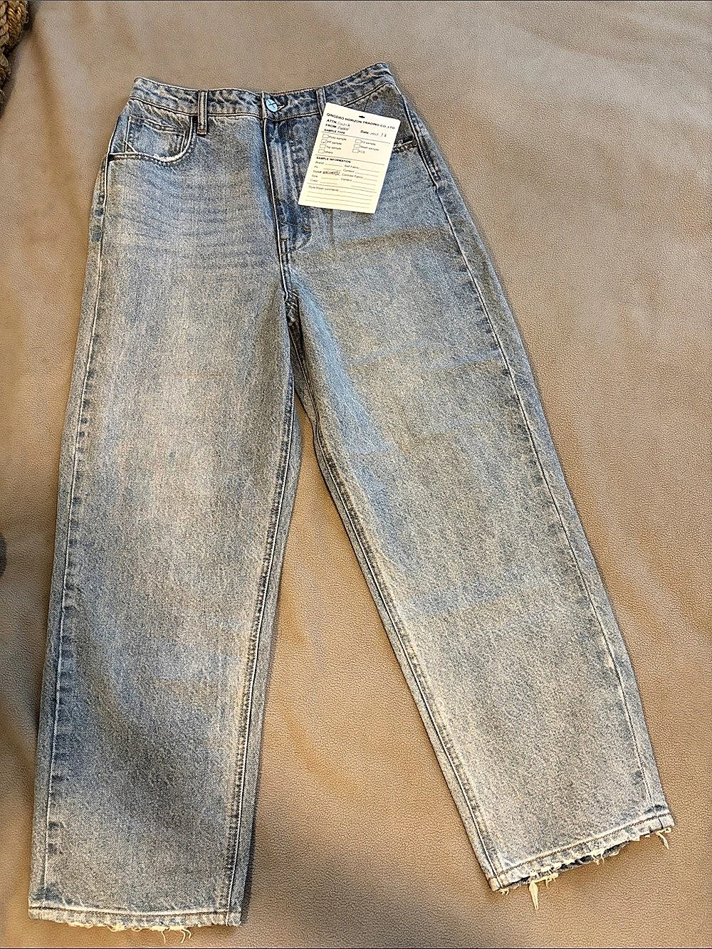 Women's Blue Straight Leg Jeans